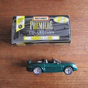 Matchbox Premiere collection:  Green Mustang Cobra